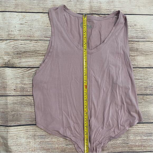 Zyia Lilac Front Tie Tank Top - Picture 6 of 9